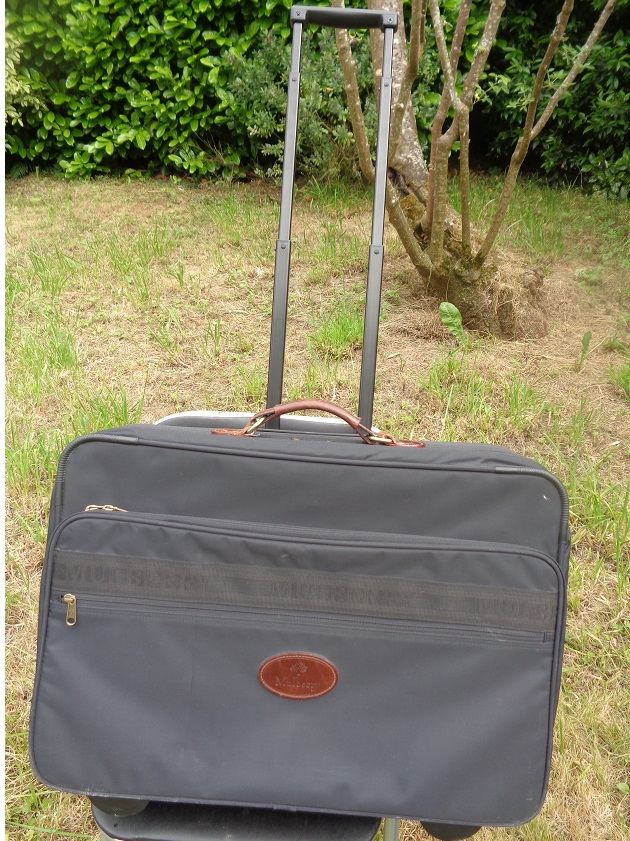 xxM1407M Vintage Mulberry suitcase medium-sized